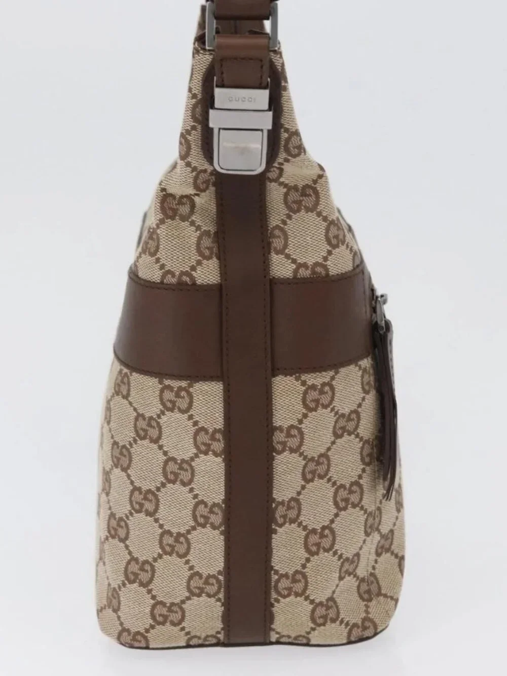 GUCCI GG Canvas Shoulder Bag Beige 001 4299 Auth mr2016 - Picture 6 of 16